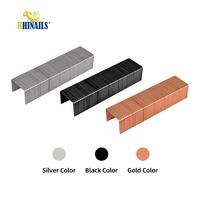 Grapas Rhinails Serie P de Corona Ancha 16GA P2516-P2550 Galvanizadas Neumáticas para Cierre de Cajas, Embalaje Industrial, Venta al por Mayor OEM