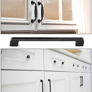 Hợp Kim Nhôm Màu Đen Mờ Tủ Bếp Ngăn Kéo Cửa Kéo Xử Lý Knobs Và Xử Lý Cho Đồ Nội Thất Tủ Quần Áo Tủ - Product Image 6