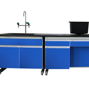 Laboratory Steel Workbench <b>Laminate</b> Top Industrial Design For School Lab Use - Product Image 5