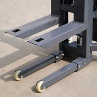 Mini gerbeur 300 kg, chariot élévateur portable, grue de levage, petit élévateur de marchandises, batterie au plomb-acide, pneus en nylon, terrain accidenté