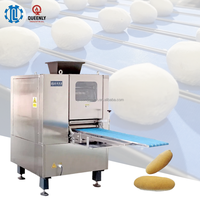Machine de production entièrement automatique en acier inoxydable pour la formation de boulettes de pâte, découpeuse, diviseuse et rondeuse de pâte pour burgers et hot-dogs, avec moteur