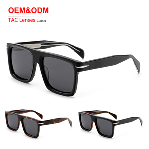 Gafas de Sol de Acetato de Lujo para Hombre, Diseño OEM/ODM, Lentes Polarizadas TAC, Venta al Por Mayor, Gafas de Alta Gama con Bloqueo de Luz Azul, Unisex - Product Image 2