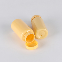 Flacon vide de 100 ml en plastique personnalisable avec bouchon à clapet pour emballage de capsules, pilules et comprimés de compléments alimentaires