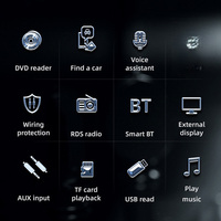Autoradio universel 1 DIN, connexion sans fil, lecteur MP3, USB, TF, AUX, système audio pour camion, électronique automobile, directement de l'usine