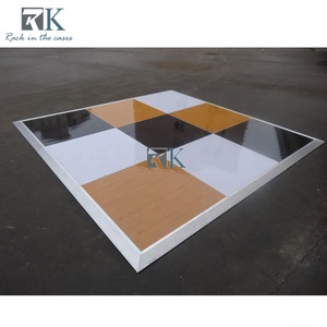 Panneaux de piste de danse alternatifs portables à trois couleurs durables aux fournitures de décoration de mariage en plein air pour les locations - Product Image 2