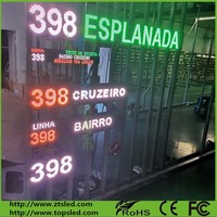 Panneau d'affichage de messages LED, panneau de Bus en Led, pour itinéraire de itinéraire
