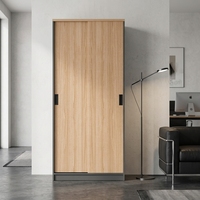Meuble de rangement latéral en bois à portes coulissantes pour bureau à domicile et atelier – Design moderne, extensible et convertible pour le classement