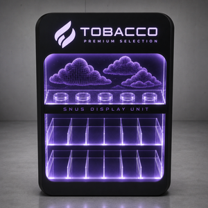 Vitrine de présentation verrouillable pour tabac, cigarettes, spiritueux, <span class=keywords><strong>CBD</strong></span> et snus avec éclairage LED pour fabricants et grossistes - Product Image 1