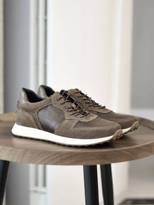 Chaussures <span class=keywords><strong>de</strong></span> sport en daim respirantes décontractées pour hommes, légères et confortables pour la <span class=keywords><strong>marche</strong></span> quotidienne - Product Image 2