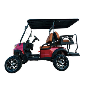 Voiturette de <span class=keywords><strong>golf</strong></span> électrique chinoise abordable à vendre, 72V Lithium, personnalisée, confortable, 4 places - Product Image 3