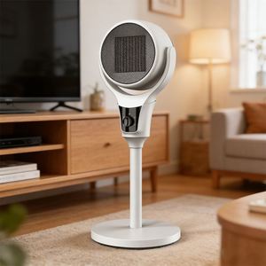 Chauffage Électrique Portable Domestique 2000W PP, Vertical, Économe en Énergie, Petit, Chauffage Rapide, Contrôle Mécanique avec PTC - Product Image 5