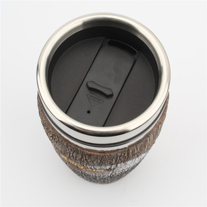 Nueva Taza de Viaje Aislada al Vacío de Acero Inoxidable con Cabeza de Águila, Regalo Empresarial Portátil para Uso en la Oficina - Product Image 6