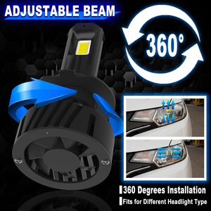 Faros LED para Auto de 12V, 8000 Lúmenes, 56W, 6000K, 3570, Luz Alta y Baja, H4/H7/H11, Ajuste Universal - Product Image 3