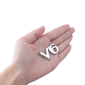 Emblème de voiture V6 <span class=keywords><strong>Turbo</strong></span> Accept Custom <span class=keywords><strong>Turbo</strong></span> Boby Car Sticker Badge for Truck Motorcycle Wholesale Auto Accessories - Product Image 2