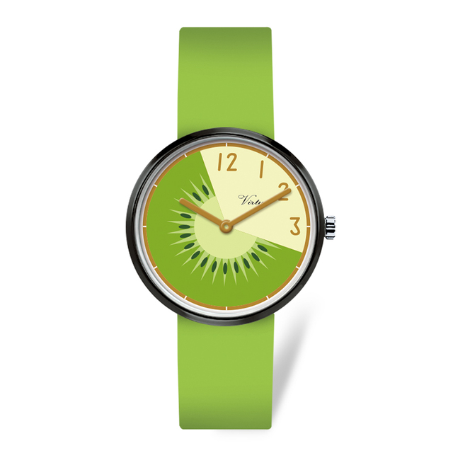 High Appearance Design Cute Cartoon Fruit Faces Simple Fashion Quartz Watches for Kid Wristwatch Gift