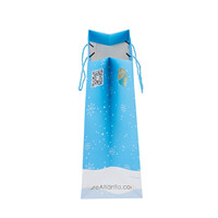 Sac à provisions personnalisé bon marché, sac cadeau Boutique avec sac cadeau en relief de ruban