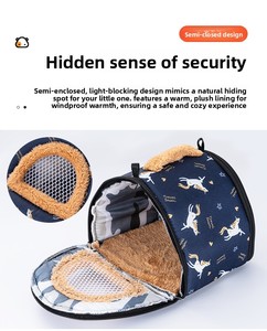 Bolsa de Transporte para Mascotas, Ecológica, Suave, Transpirable, con Forma de Túnel, Capacidad de 5 kg, para Animales Pequeños - Product Image 3
