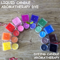 Colorant liquide naturel sûr et soluble dans l'huile, haute concentration, dispersion uniforme, non toxique pour la fabrication de bougies artisanales