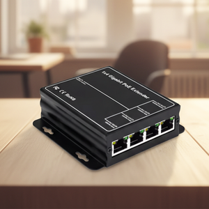 Extensor POE Estándar 802.3af/at/bt de 48V, 5 Puertos 10/100/1000Mbps, 90W, Gigabit, Distribución Inteligente de 1-4 Puertos, Carcasa de Aluminio - Product Image 2