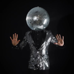 Boule <span class=keywords><strong>disco</strong></span> en verre à effet miroir populaire pour accessoires interactifs de scène avec faisceau lumineux - Product Image 1