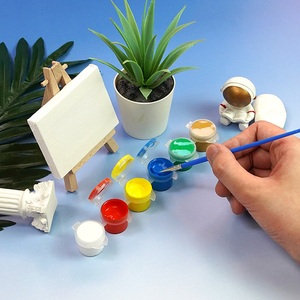 Ensemble <span class=keywords><strong>de</strong></span> peinture <span class=keywords><strong>gouache</strong></span> 18 couleurs <span class=keywords><strong>avec</strong></span> pinceau, parfait pour les enfants, peinture artistique non toxique pour les loisirs créatifs, fournitures scolaires, vente en gros - Product Image 3