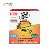 Activateur de fosse septique poudre enzymatique déchets organiques liquéfiant odeur obstruer prévention Solution de traitement des eaux usées 50%-80% actif
