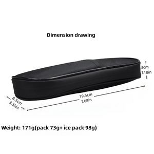 Sac isotherme portable pour insuline avec 2 blocs réfrigérants, organiseur de médicaments pour diabétiques - Product Image 3