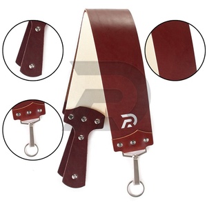 Rasoir Prestige PR-2903, rasoir droit très vendu, barbier, cuir véritable, affûtage, personnalisation de la marque, rasage personnalisé - Product Image 2