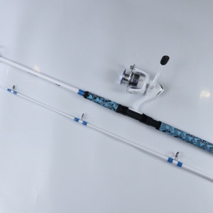 パワー塩水釣りコンボ8'0ロッド + 5000リールファイバー1セクションフィッシングロッド価格大きなナマズロッド - Product Image 2