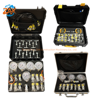 Kit complet de manomètres hydrauliques pour l'entretien et la réparation d'équipements lourds