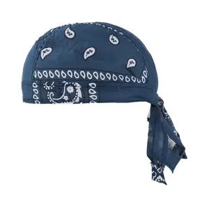 Outdoor Print Color Headscarf Unisex Spot Cosplay Party Personality Pattern Skull Pirate Hat Bandanna Cap