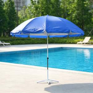 Sombrilla de Patio para Piscina de 170 cm, Venta al por Mayor, Doble Capa Reforzada, Varillas Gruesas, Protección UV, Impermeable, para Playa - Product Image 1