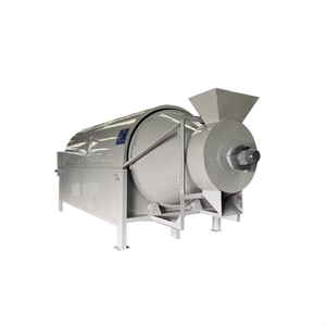 Sécheur rotatif mobile à vis avec sécheur d'air PLC, brûleur à granulés de bois biomasse - Product Image 1