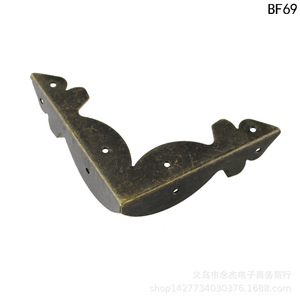 Support d'angle BF69 60mm x 84mm en acier au carbone, angle droit pour boîte en bois, support robuste - Product Image 4