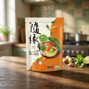 Base de soupe instantanée Vedan au curcuma et à la noix de coco, faible en sel, légumes déshydratés, végétalienne, prête à cuisiner - Product Image 5