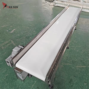 Maxsen yeni beyaz PVC bant konveyör düz çalışan çelik inşaat çekirdek Motor bileşeni gıda sanayi için rekabetçi fiyat - Product Image 4