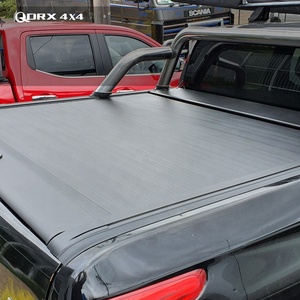 แผ่นคลุมเตียงรถกระบะอลูมิเนียมแบบแข็งสีดำสำหรับ tonneau 2004 ~ 2022 <span class=keywords><strong>Tundra</strong></span> - Product Image 6