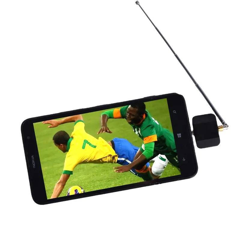 Buiten Micro PAD Live Tv Tuner Tv Kijken Op Android Telefoon/Pad Dvb-t2 Mini Tv Ontvanger