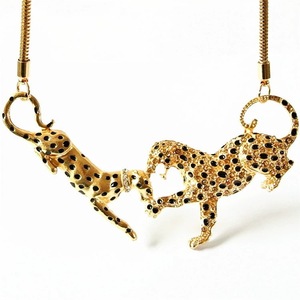 Iscover-collar de leopardo chapado en oro potify 2023, colgante personalizado - Product Image 1