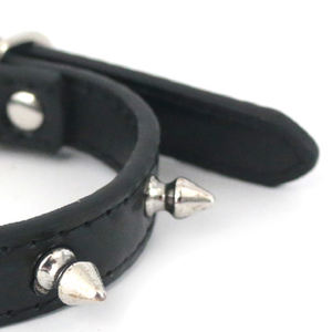 Collier de luxe pour chien modèle YM1079, à dégagement rapide, étanche, léger, avec rivet de style western personnalisable en PU de 2,5x55 cm - Product Image 3
