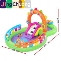 Jingchuang53117 Nouvelle piscine gonflable familiale pour enfants, parc aquatique Music Island