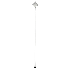 Agitador de cócteles de acero inoxidable con mango, palo mezclador de bebidas de metal reutilizable para bares, hoteles y suministros de catering para eventos - Product Image 1