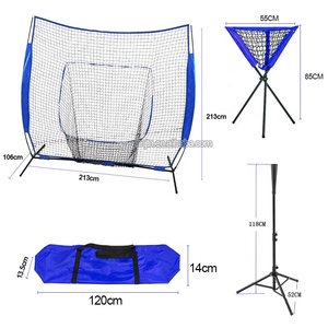 ตาข่ายซ้อมตีเบสบอล/ซอฟต์บอล <span class=keywords><strong>JTN</strong></span> ขนาด 7'x7' - Product Image 6