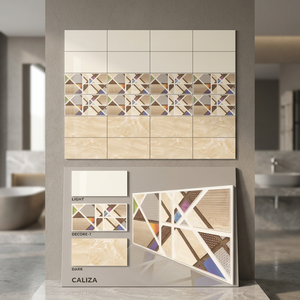 Nouvelle conception de carrelage mural en céramique numérique brillant 3D glacé 300x600mm (12x24 pouces) pour la décoration intérieure de la maison, carrelage extérieur pour mur - Product Image 3