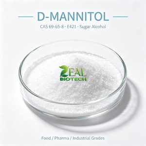 D-Manitol Grado Alimenticio, Grado Farmacéutico, Grado Inyectable, Grado Oral, Edulcorante CAS 69-65-8 E421, Alcohol Saccarídico Bajo en Calorías, No Higroscópico - Product Image 1