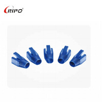 Connecteur RJ45 Ethernet Cat6a Ripo de Haute Qualité avec Cache de Protection en Plastique Écologique pour Réseaux de Bureau et Données