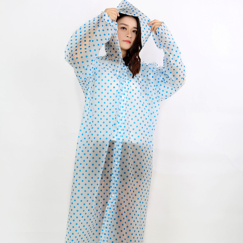 EVA Plastic Waterproof Outdoor Climbing Camping Raincoat for Women Adults Casual Reusable