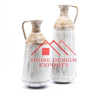 Jarrones de flores de hierro hechos a mano para decoración de sala de estar, jarrones con forma de flor, tamaño personalizado, precio barato, venta al por mayor - Product Image 6