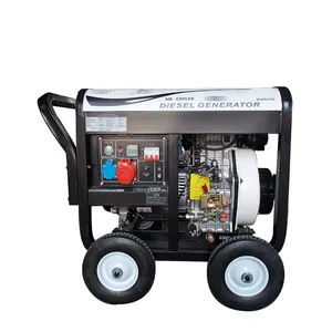 Factory wholesale hot sales 3 phase electric diesel generator 6kw