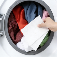 Feuilles anti-décoloration pour le linge, absorbantes et prévenant les transferts de couleur